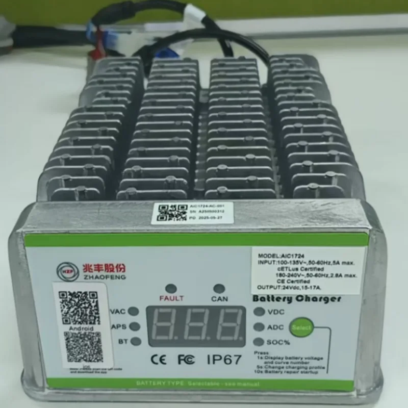 Cargador de a bordo para vehículos de bajo voltaje de 24 V